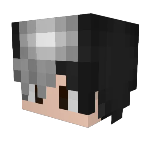Al3chips Minecraft avatar head, 3D render