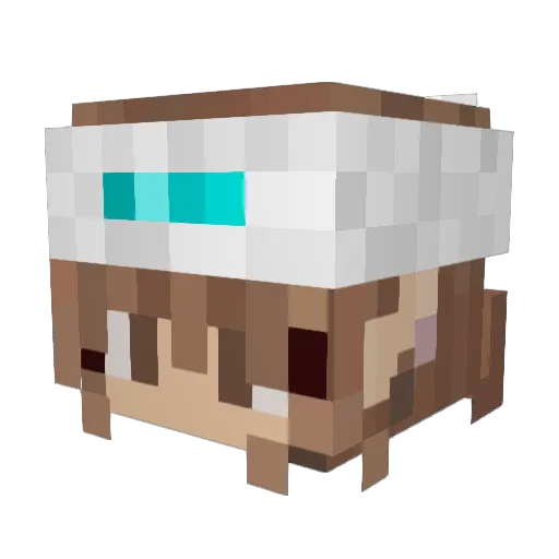 Al3na_50 Minecraft avatar head, 3D render