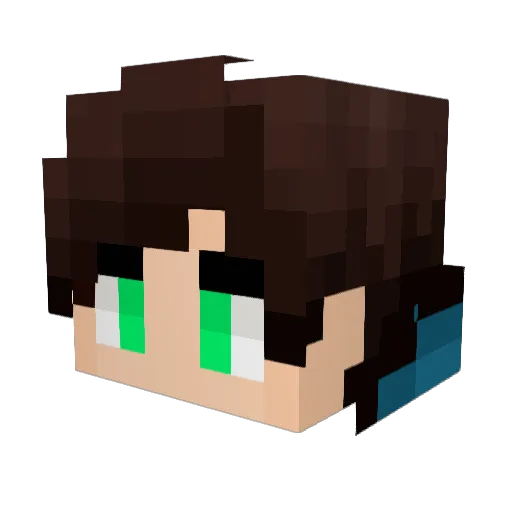 Al3x_The_W0lf Minecraft avatar head, 3D render