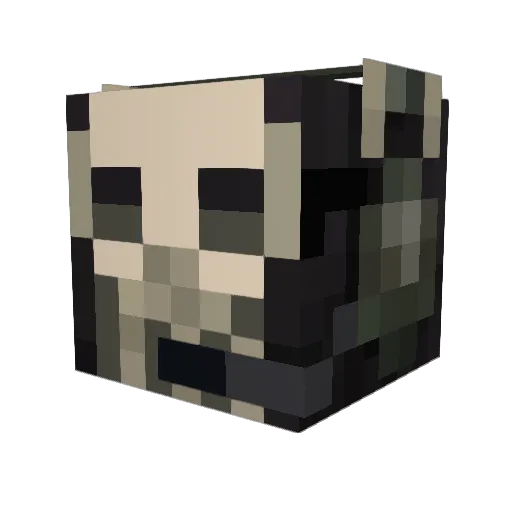 Al3xsito Minecraft avatar head, 3D render