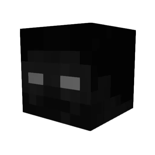 Al7a Minecraft avatar head, 3D render