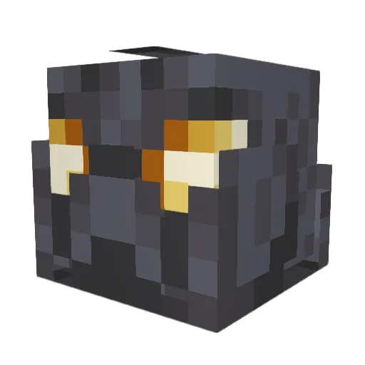 AlGeNTus_ Minecraft avatar head, 3D render