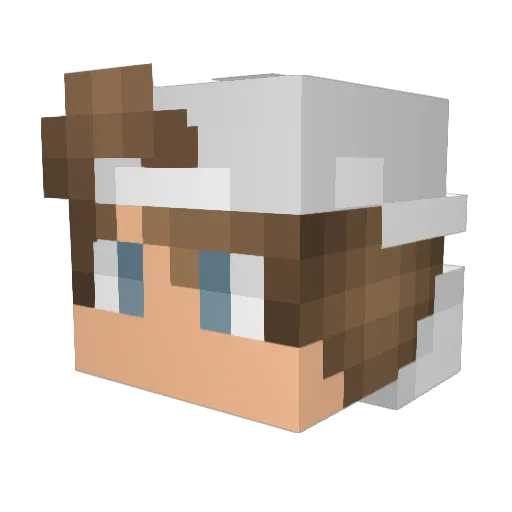 AlHaibah2009 Minecraft avatar head, 3D render