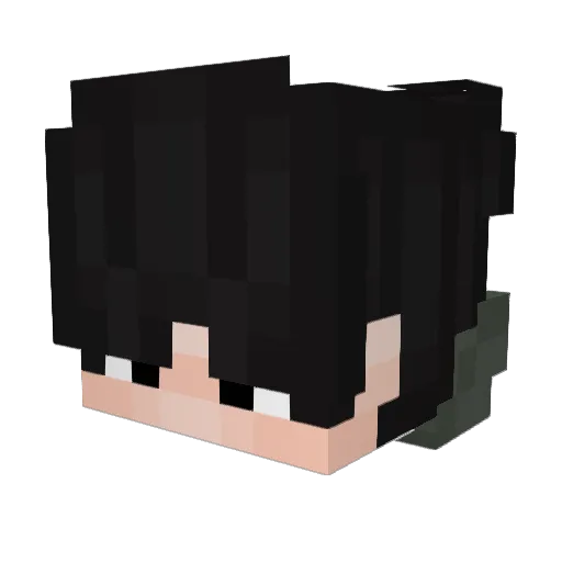 AlHessi0 Minecraft avatar head, 3D render