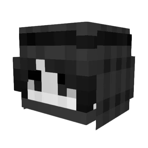 AlMawla Minecraft avatar head, 3D render