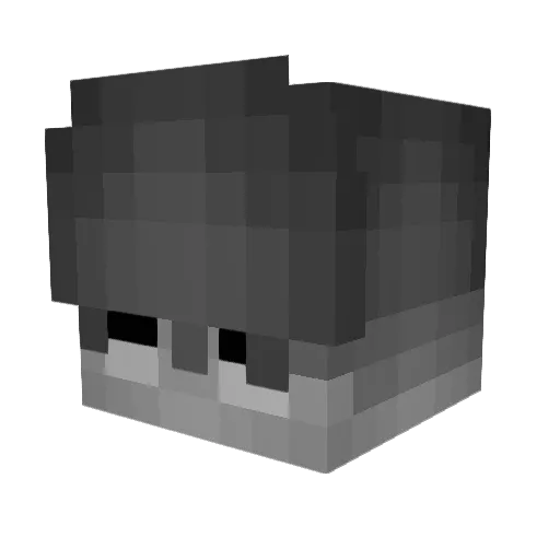 AlMnShar_ Minecraft avatar head, 3D render