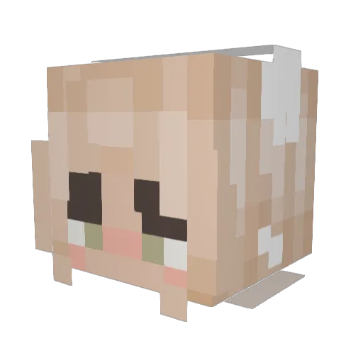 Al_Dude Minecraft avatar head, 3D render