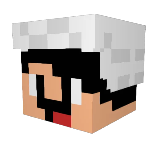 Al_Lubnani Minecraft avatar head, 3D render