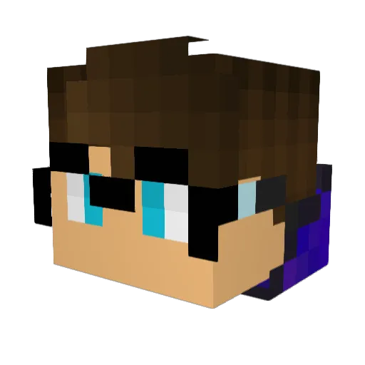 Al_TGS Minecraft avatar head, 3D render