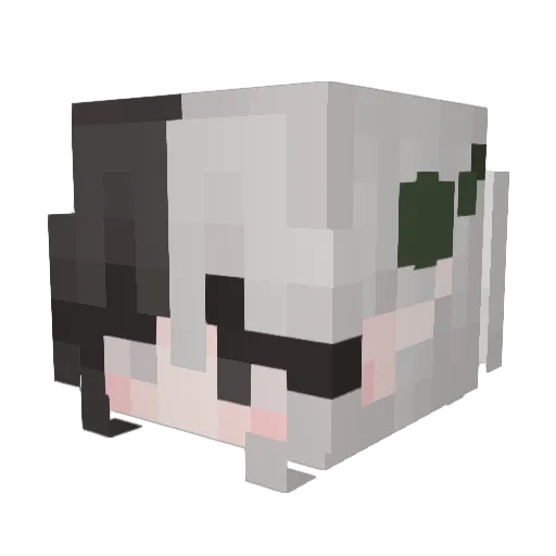 Al_l0zan0 Minecraft avatar head, 3D render