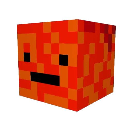 Alabastes Minecraft avatar head, 3D render