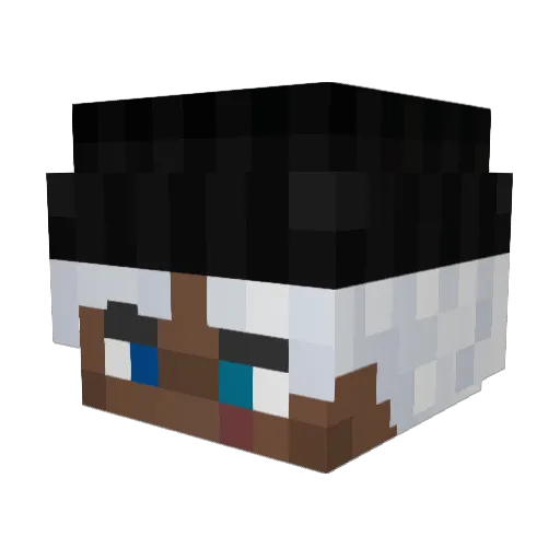 AlahBabah04 Minecraft avatar head, 3D render