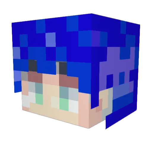 Alairo11 Minecraft avatar head, 3D render