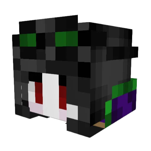 Alakhina Minecraft avatar head, 3D render