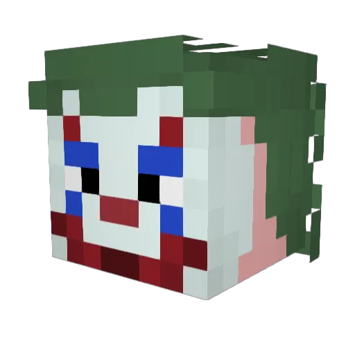 Alakins Minecraft avatar head, 3D render