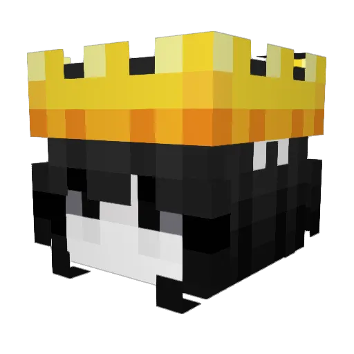 Alaluna_ Minecraft avatar head, 3D render