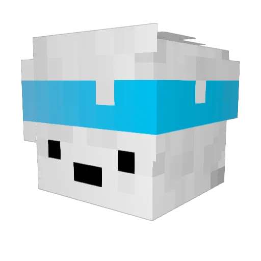 Alan1621 Minecraft avatar head, 3D render