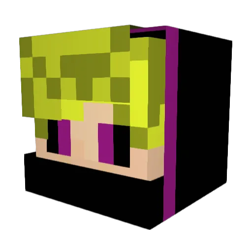 Alan1911 Minecraft avatar head, 3D render