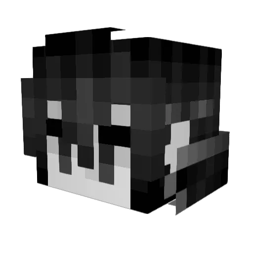AlanFTP Minecraft avatar head, 3D render