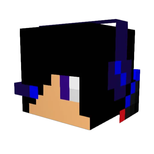 AlanFTW Minecraft avatar head, 3D render