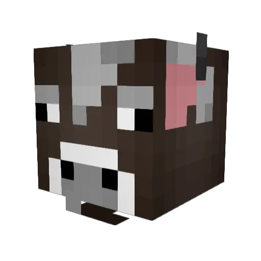 AlanFigz Minecraft avatar head, 3D render