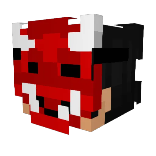 AlanJKT Minecraft avatar head, 3D render