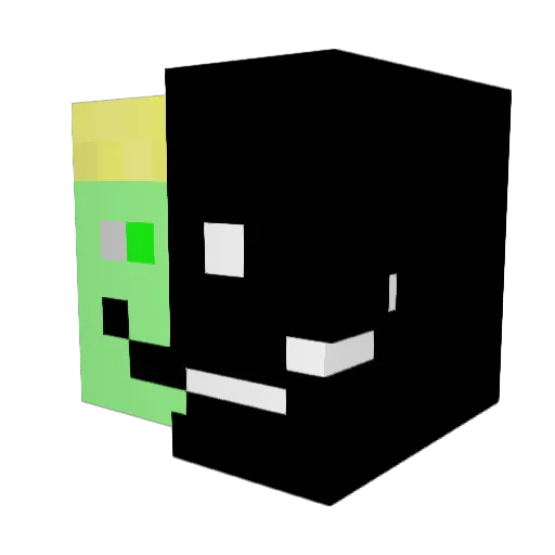 AlanMan2004 Minecraft avatar head, 3D render