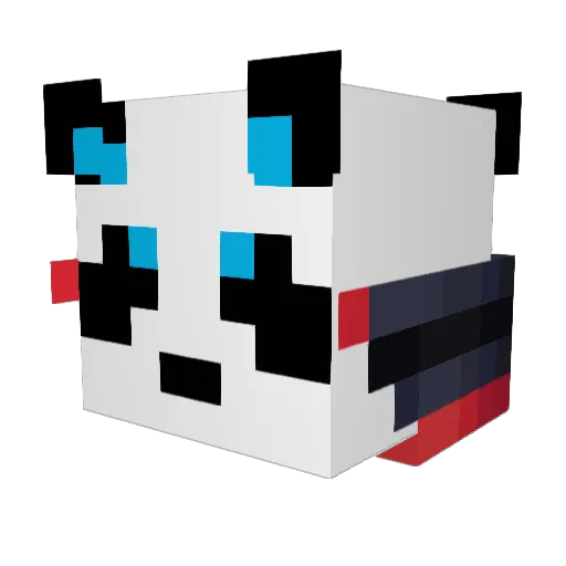 AlanTrbl Minecraft avatar head, 3D render