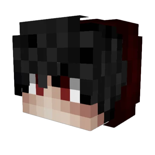 Alan_CZ Minecraft avatar head, 3D render