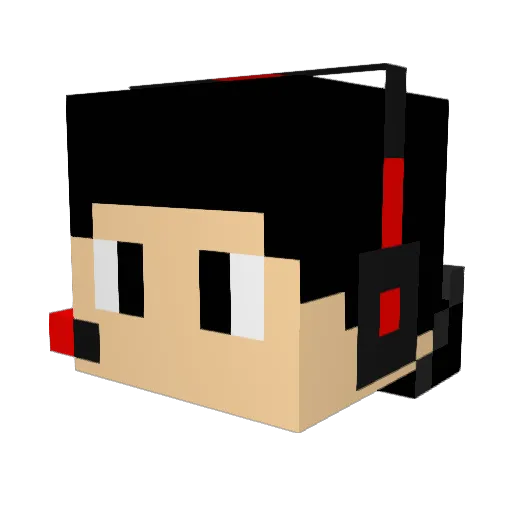 Alan_Fernando Minecraft avatar head, 3D render