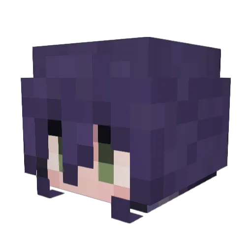 Alandaaaaaaa Minecraft avatar head, 3D render