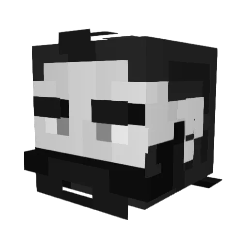 Alandris17 Minecraft avatar head, 3D render