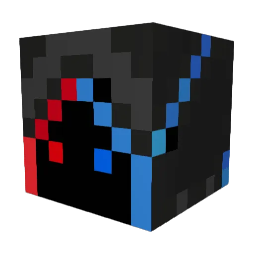 AlanekD Minecraft avatar head, 3D render