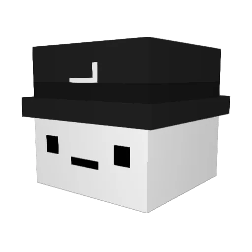 Alanesko_ Minecraft avatar head, 3D render