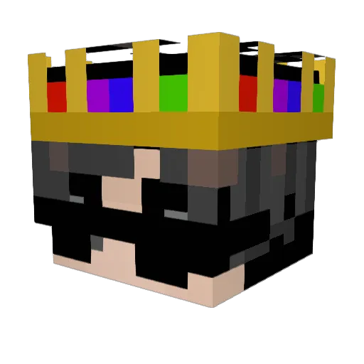 Alann11 Minecraft avatar head, 3D render