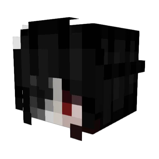 AlannaSenpai Minecraft avatar head, 3D render