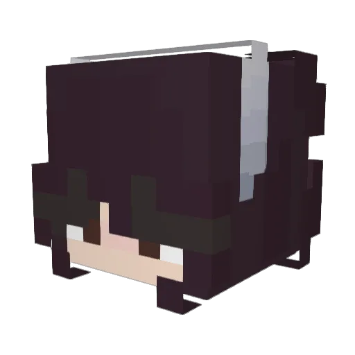 Alanny_ Minecraft avatar head, 3D render
