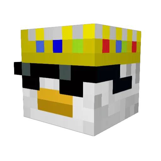 AlantheIII Minecraft avatar head, 3D render