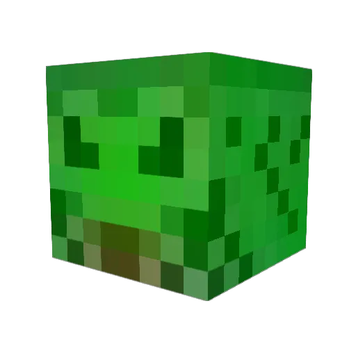Alarcoda Minecraft avatar head, 3D render