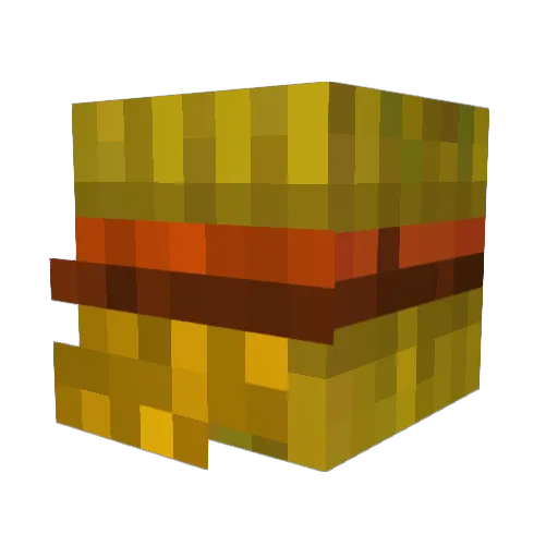 Alarev Minecraft avatar head, 3D render
