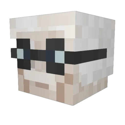 AlarminEagle Minecraft avatar head, 3D render