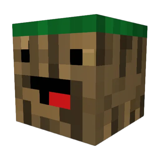 AlarmingBean Minecraft avatar head, 3D render