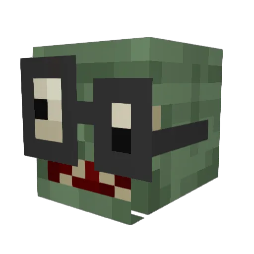 Alarsiel Minecraft avatar head, 3D render