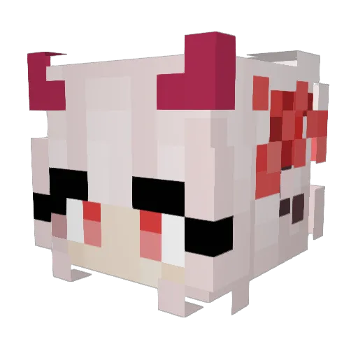 Alarysh Minecraft avatar head, 3D render
