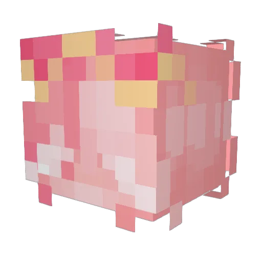 Alaryx Minecraft avatar head, 3D render