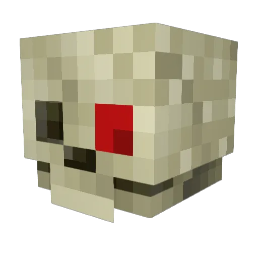 AlasYorick Minecraft avatar head, 3D render
