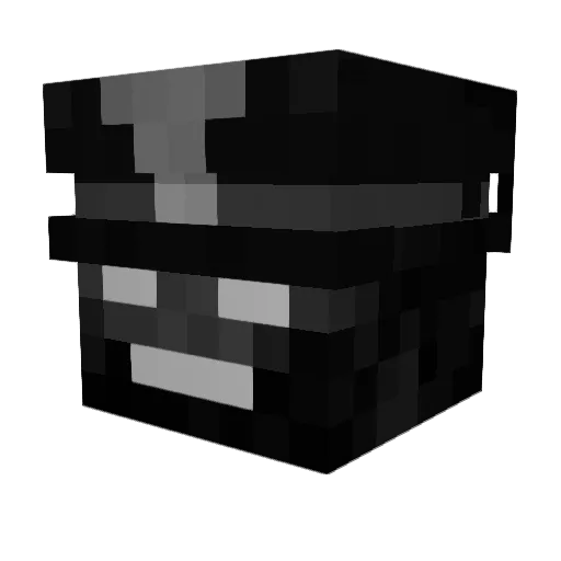 AlaskanApe Minecraft avatar head, 3D render