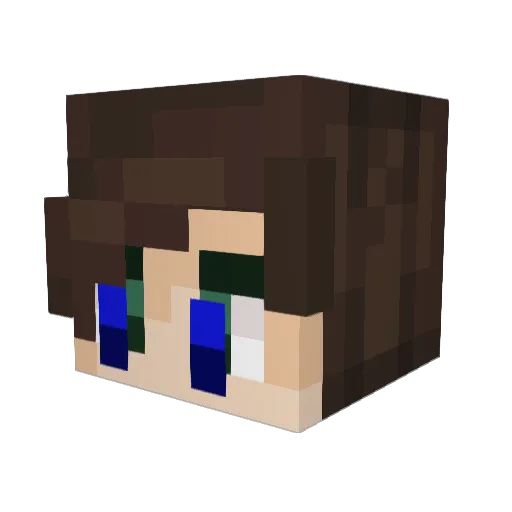 AlaskanTamer Minecraft avatar head, 3D render
