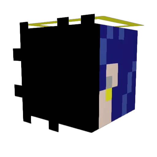 Alastor0924 Minecraft avatar head, 3D render