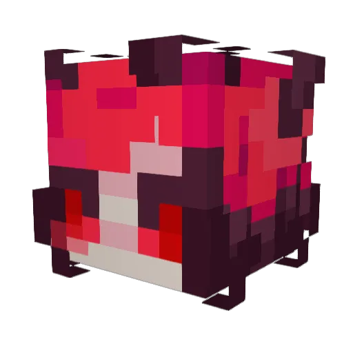 Alastor85 Minecraft avatar head, 3D render